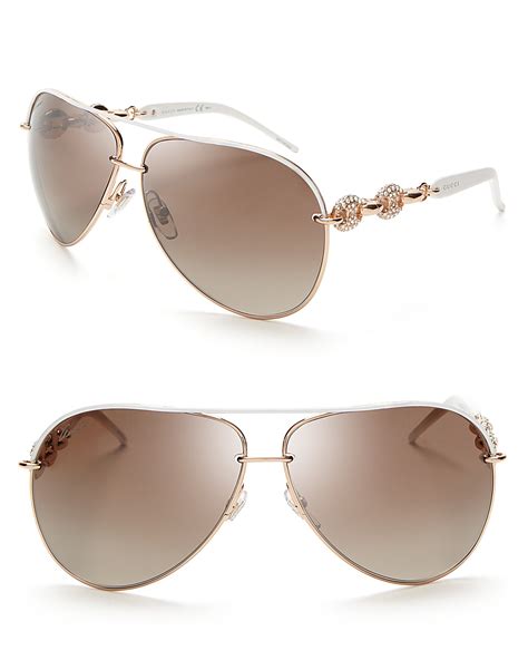 gucci swarovski crystal aviator sunglasses|Men's Designer Luxury Aviator Sunglasses .